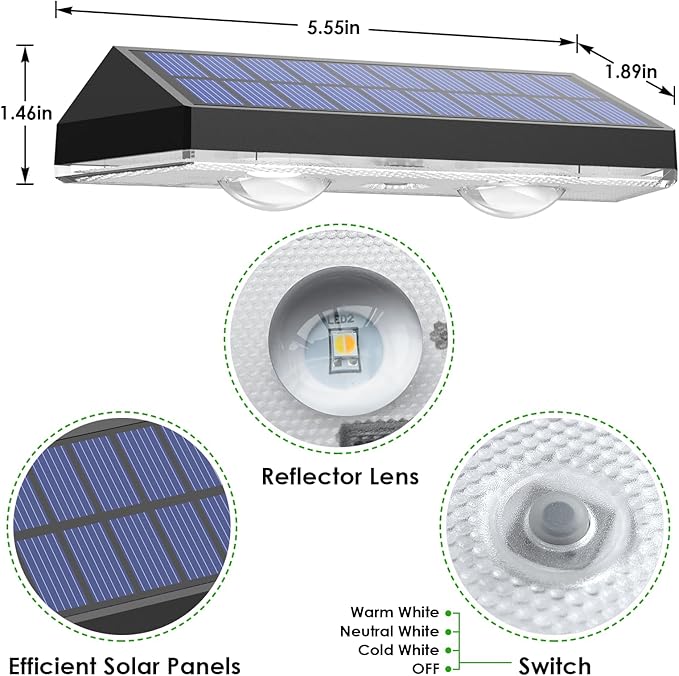 Solar Fence Lights